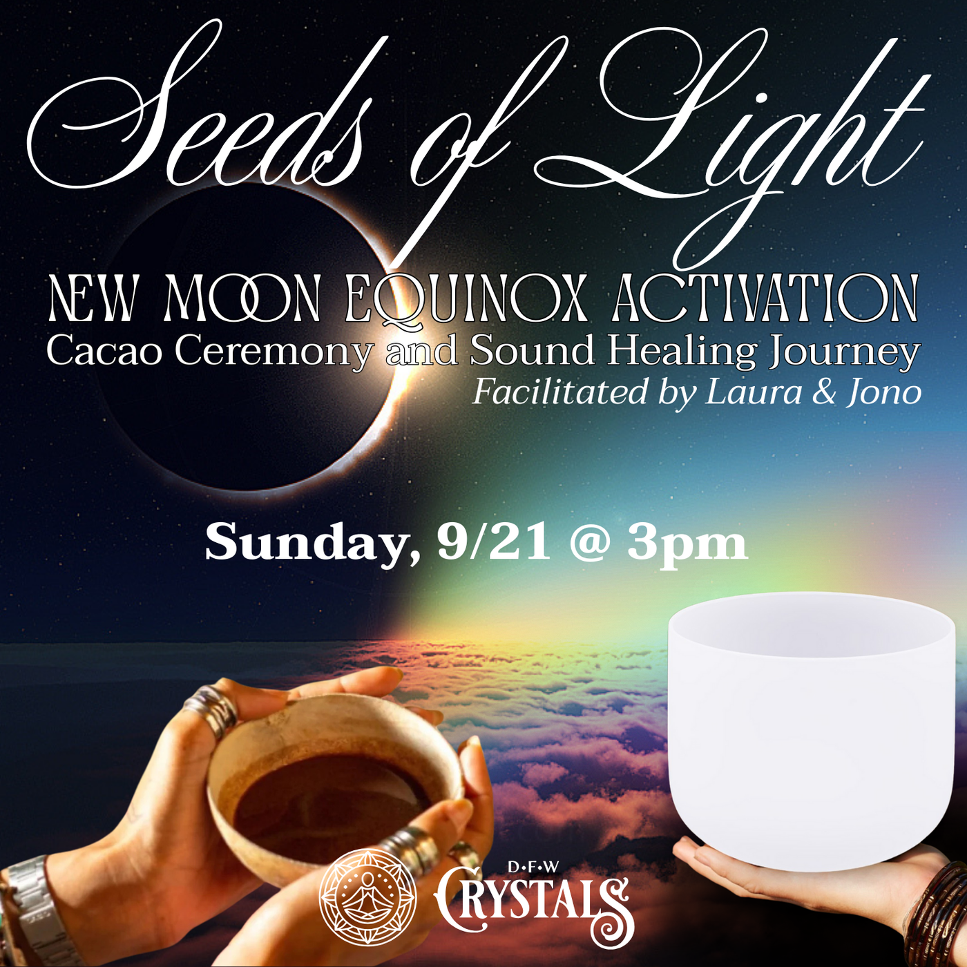 Seeds of Light: A New Moon Equinox Activation - Sept 21 at 3pm