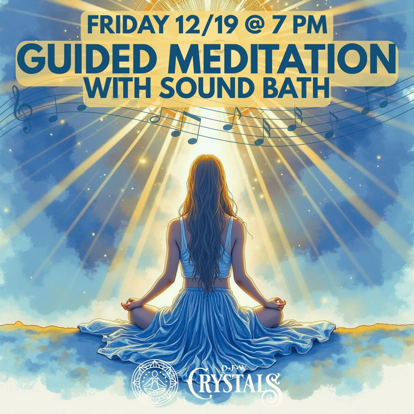 Reflect and Reset - Guided Meditation with Sound Bath -  Fri 12/19 at 7pm