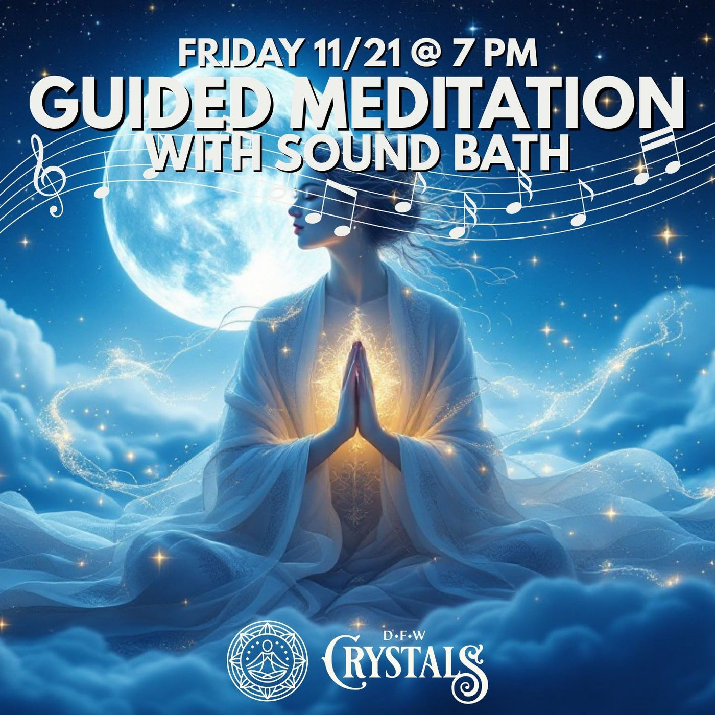 Mystical Balance: Where Sound Meets Soul -  Guided Meditation with Sound Bath -  Fri 11/21 at 7pm
