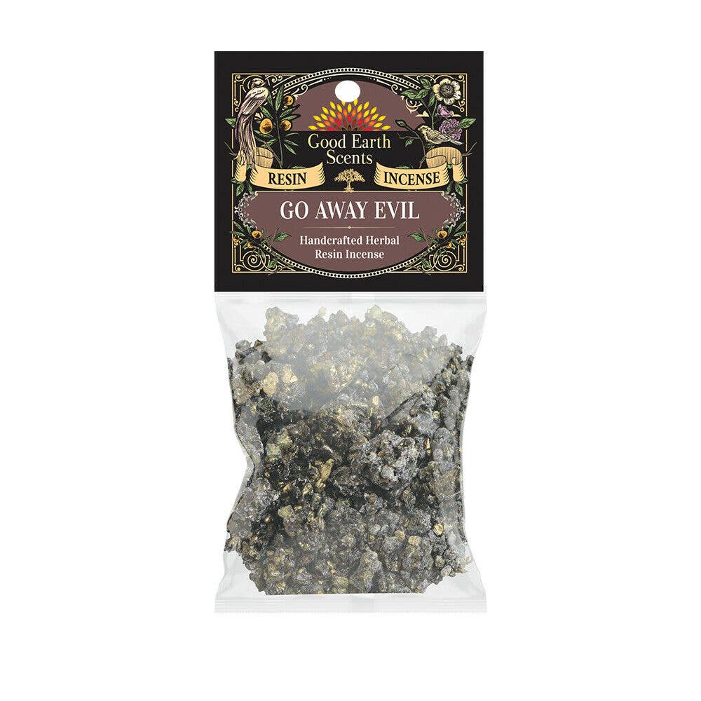 Go Away Evil Resin Incense Pack (1 oz.)
