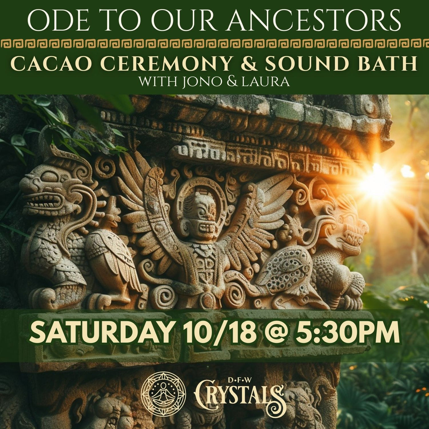 Cacao Ceremony & Sound Bath - Oct 18th @ 5:30pm