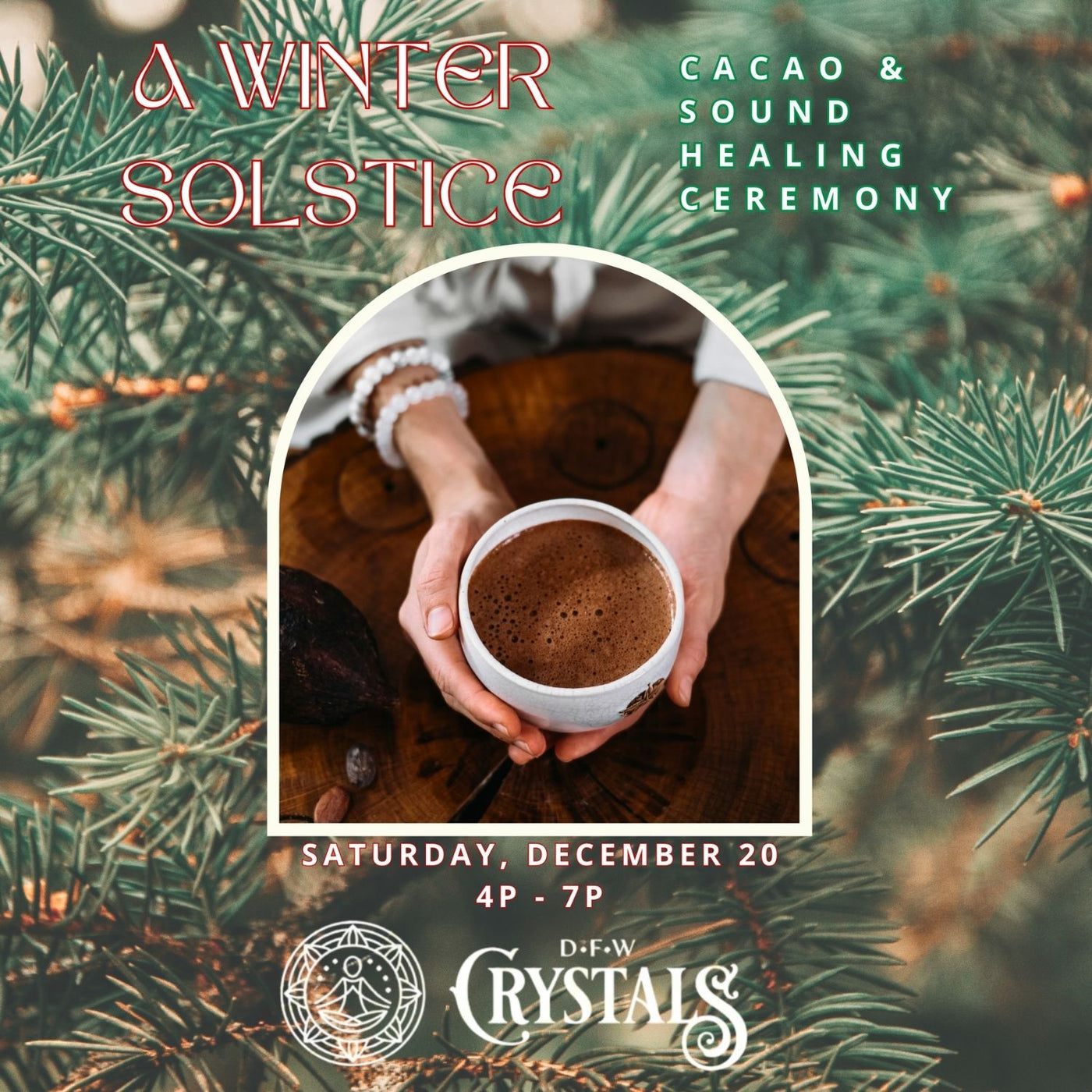 Winter Solstice Cacao & Sound Healing Ceremony - Dec. 20th @ 4pm