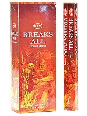 Breaks All - Hem Hexagonal Pack Incense 20 Gr