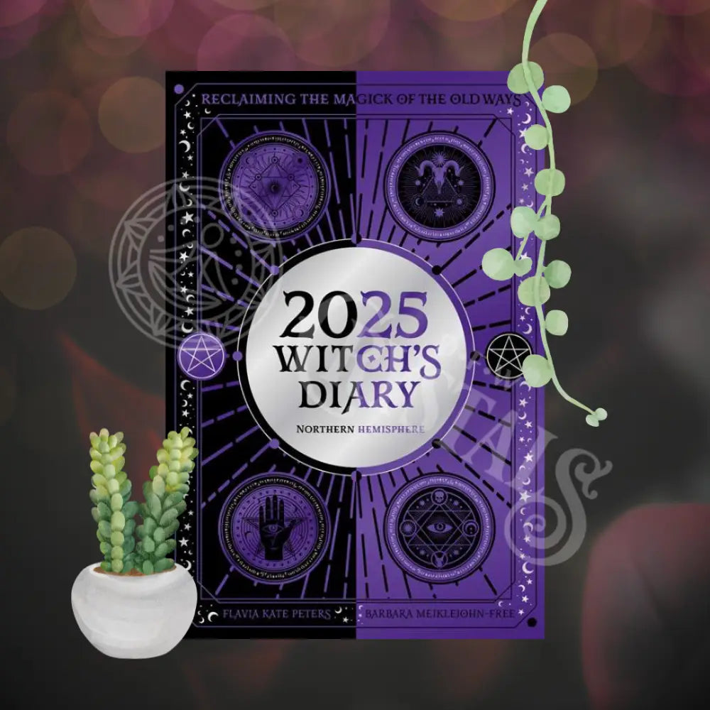 2025 Witch’s Diary - Northern Hemisphere By Flavia Kate Peters Books Journal