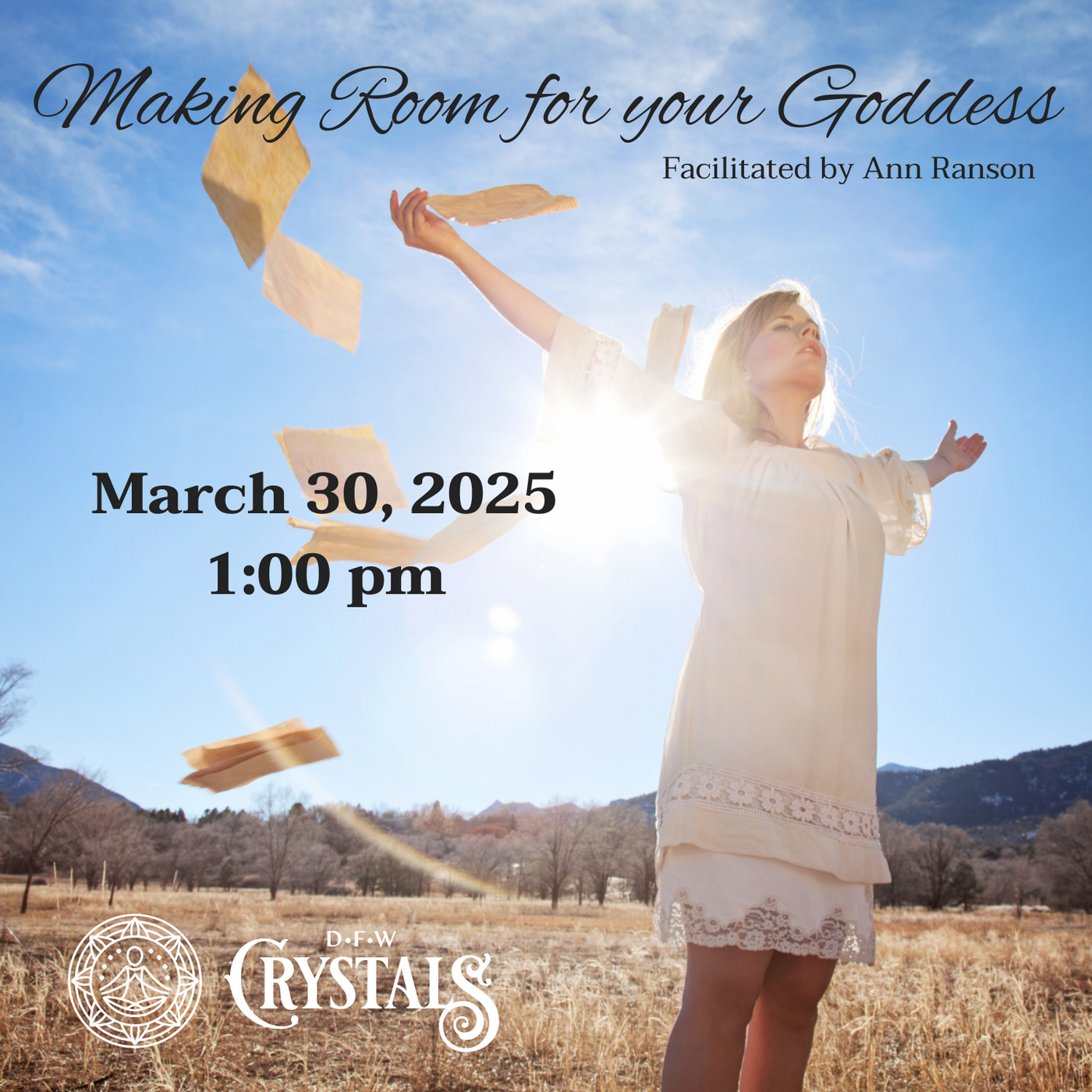 Making Room for your Goddess - Mar 30