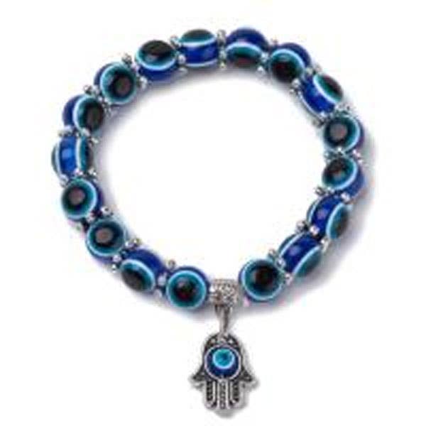 Evil Eye Bracelet with Hamsa Hand