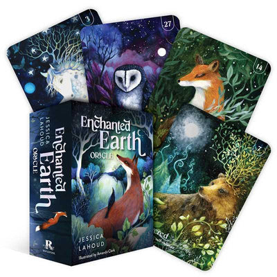 Enchanted Earth Oracle by Jessica Lahoud: Flashcards; 96 pages / English