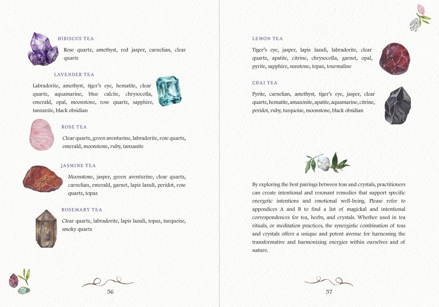 A Tea Witch’s Crystal Brews (Hardcover, Full Color)