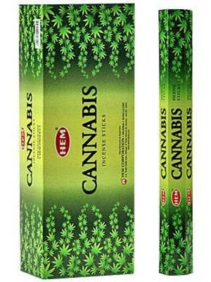 Cannabis - Hem Hexagonal Pack Incense 20 Gr