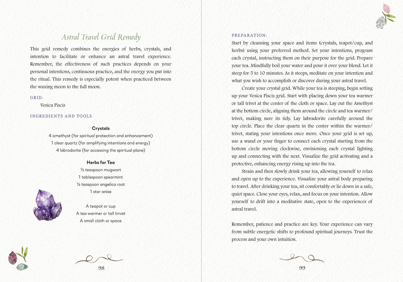 A Tea Witch’s Crystal Brews (Hardcover, Full Color)