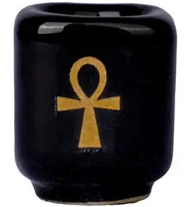 Ceramic Chime Candle Holder Ankh