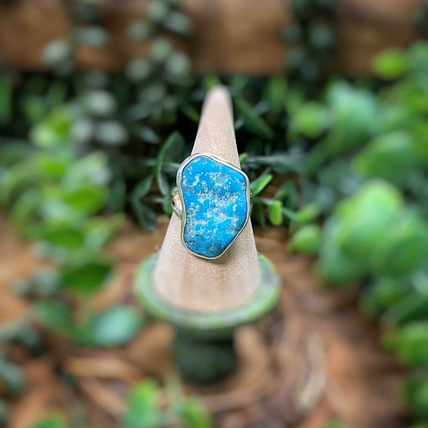 American Turquoise  - Sterling Silver Ring - Multi Sizes