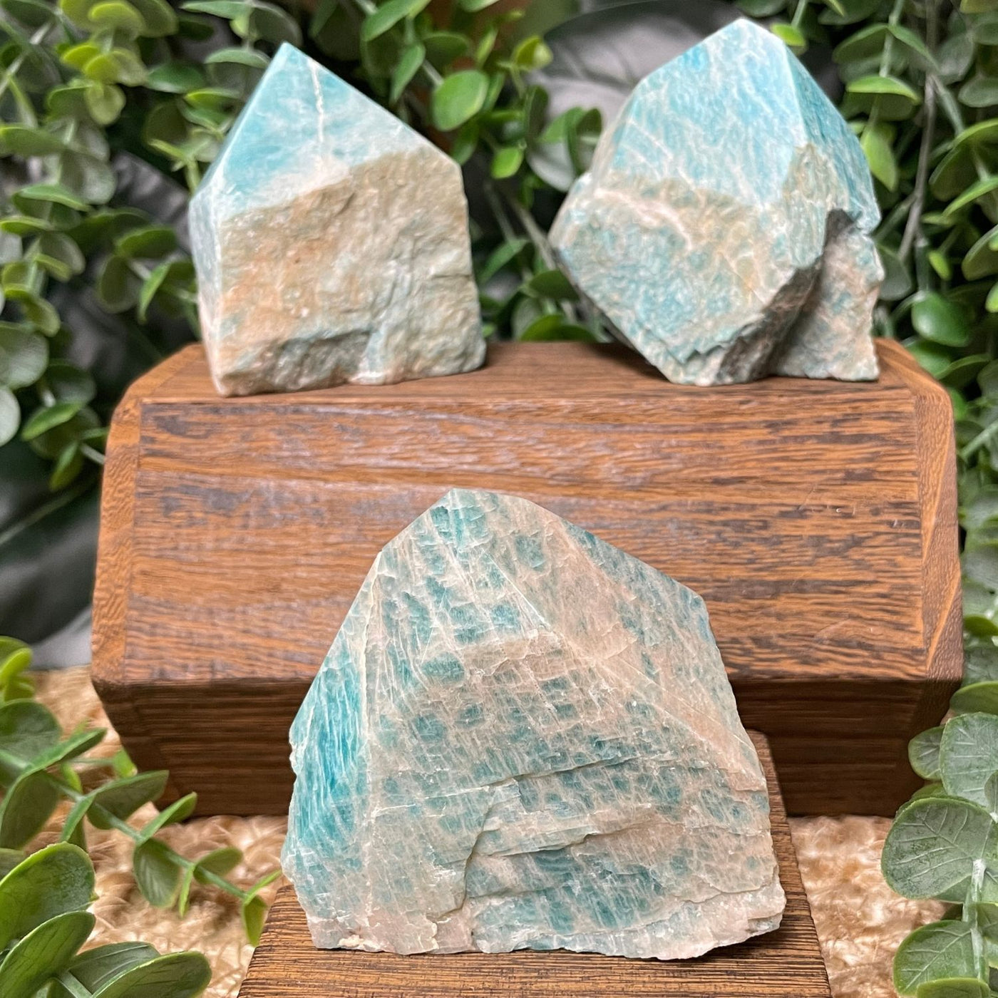 Amazonite - Tower, Point, Obelisk