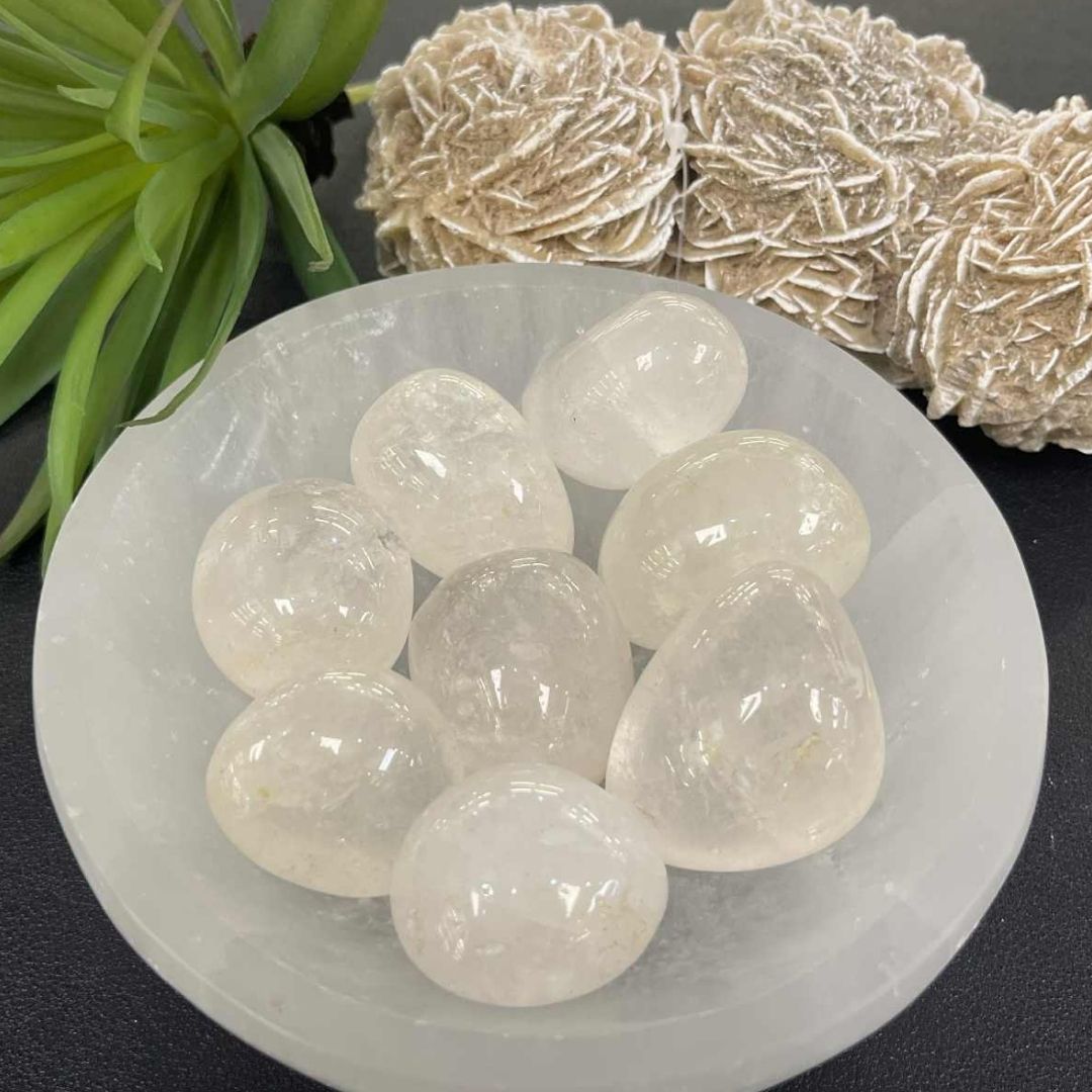 Clear Quartz - 1.1 - 1.5" - Tumbled