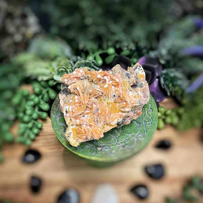 Cerussite on Barite - Specimen - Set 1