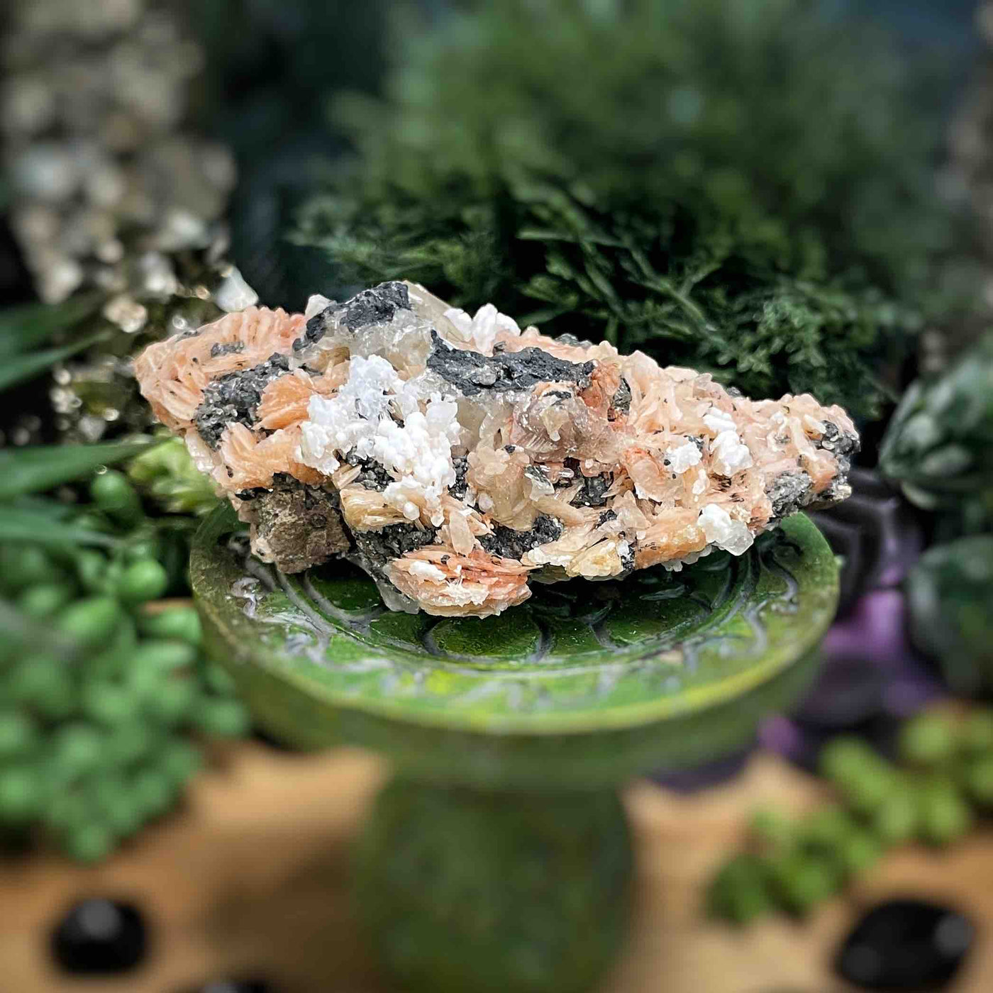 Cerussite on Barite - Specimen - Set 2