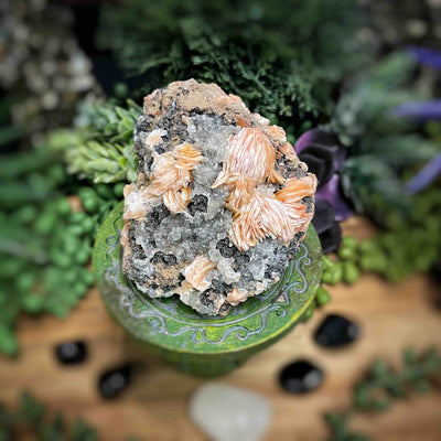 Cerussite on Barite - Specimen - Set 2