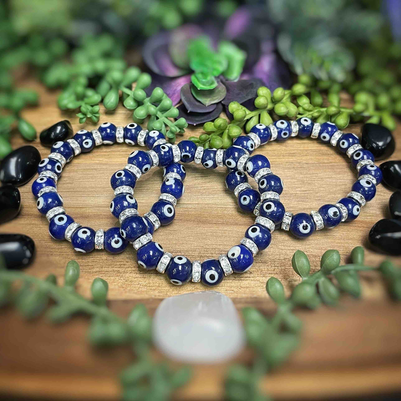 Evil Eye Glass - Bracelet - 8mm