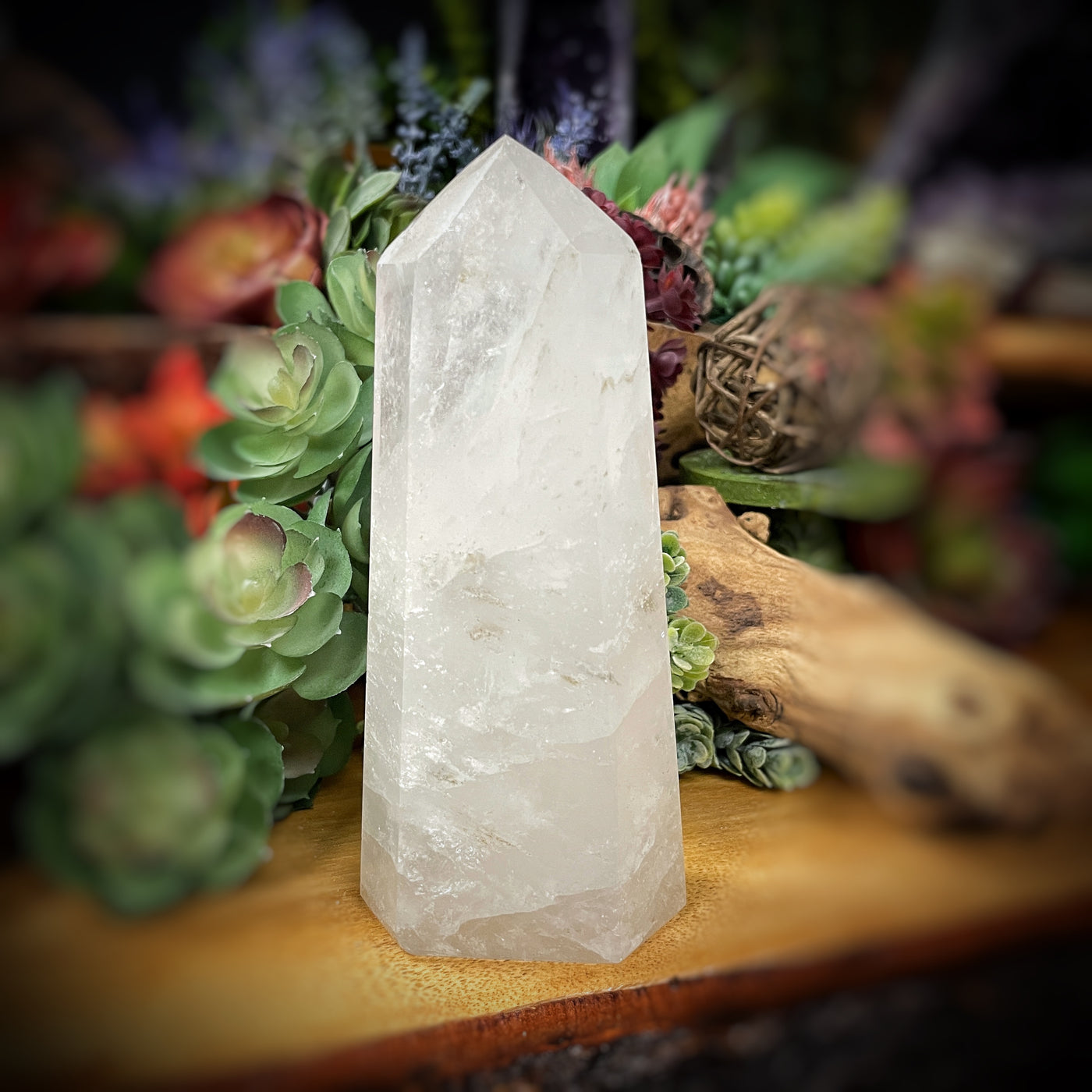 Quartz - Point, Tower, Obelisk - c312 - 6"