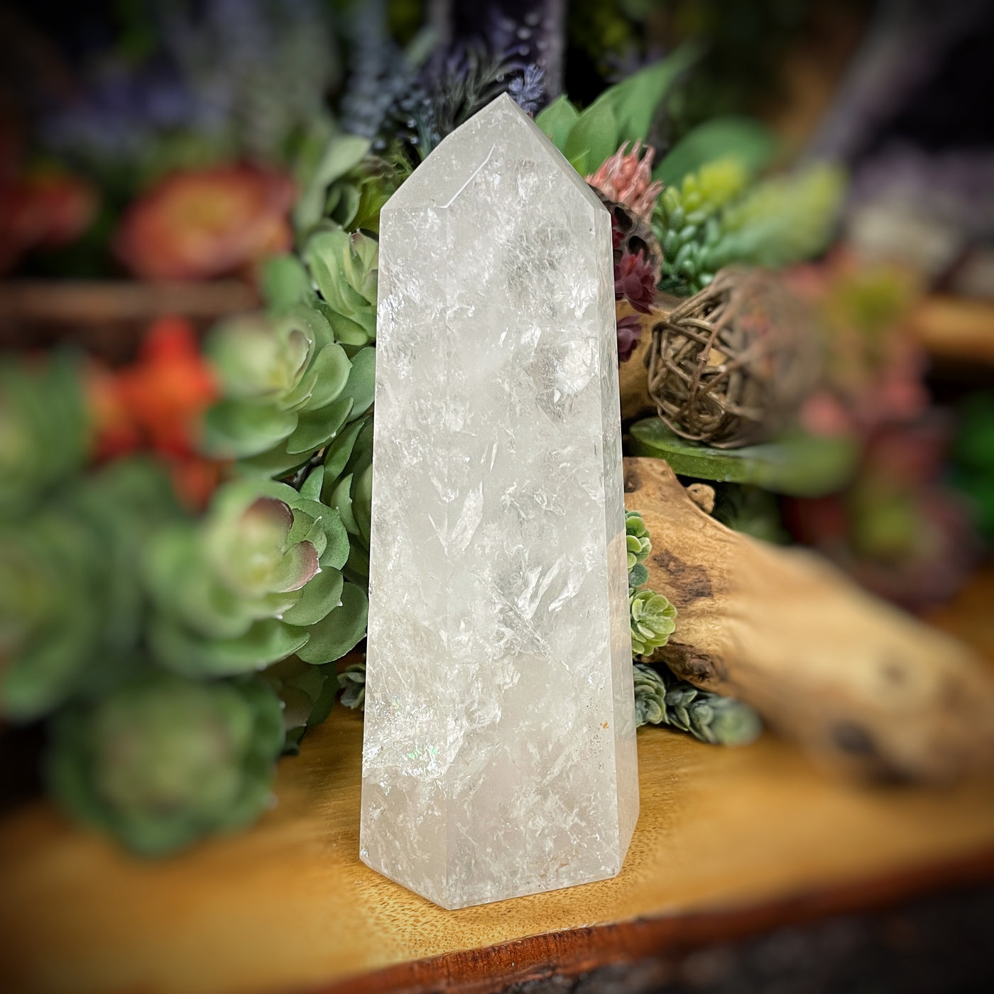 Quartz - Point, Tower, Obelisk - c313 - 6.6"