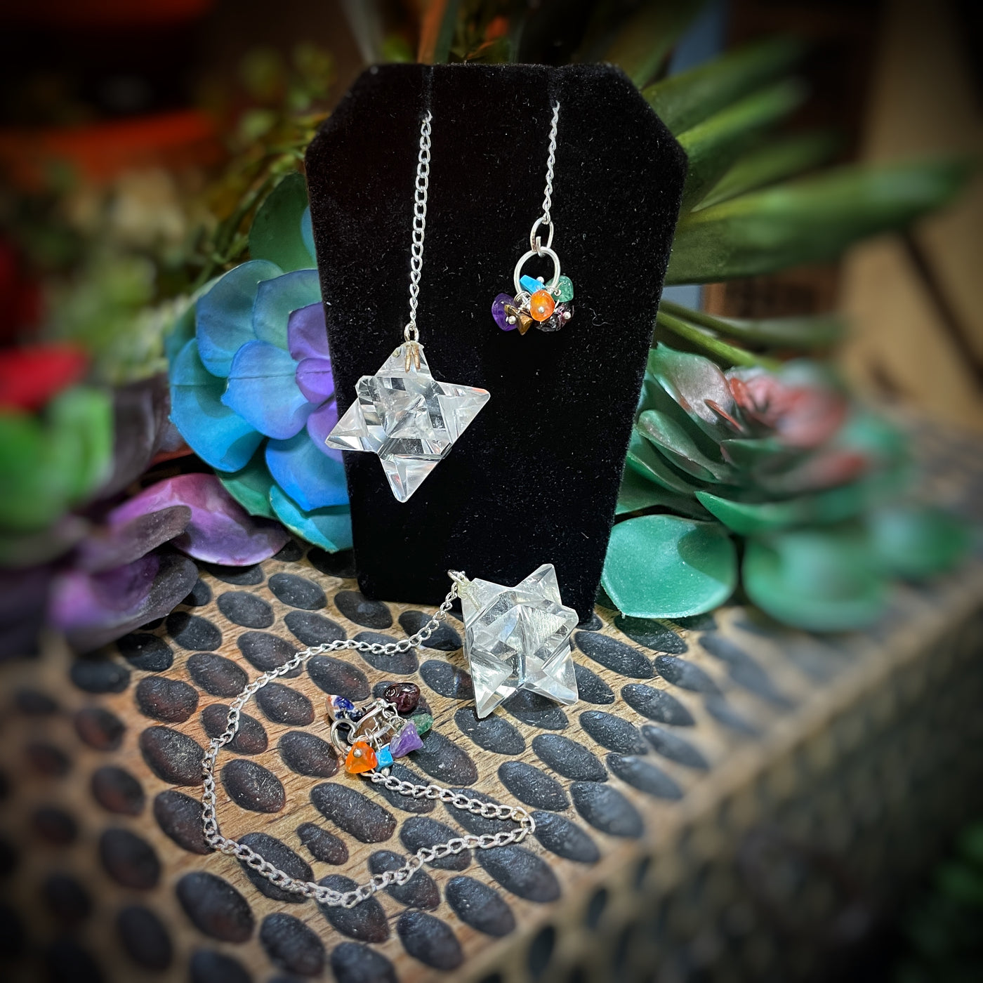 Pendulum Merkaba Clear Quartz