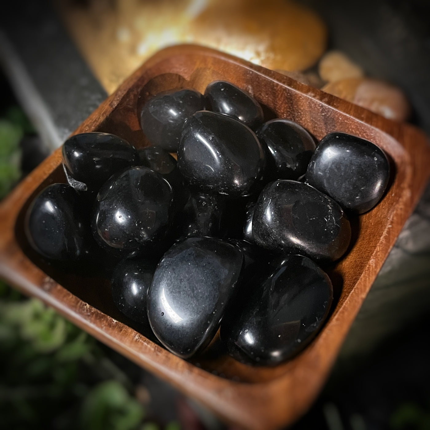 Black Obsidian - 0.75 - 1.5" - Tumbled