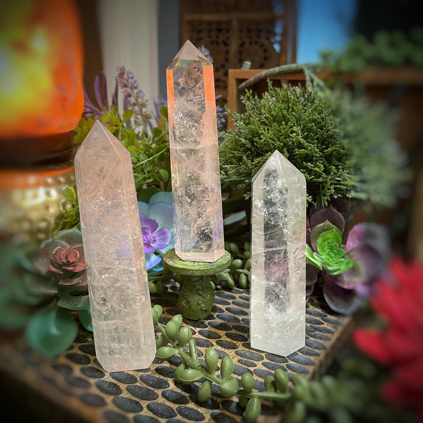 Clear Quartz - Point, Tower, Obelisk - b961