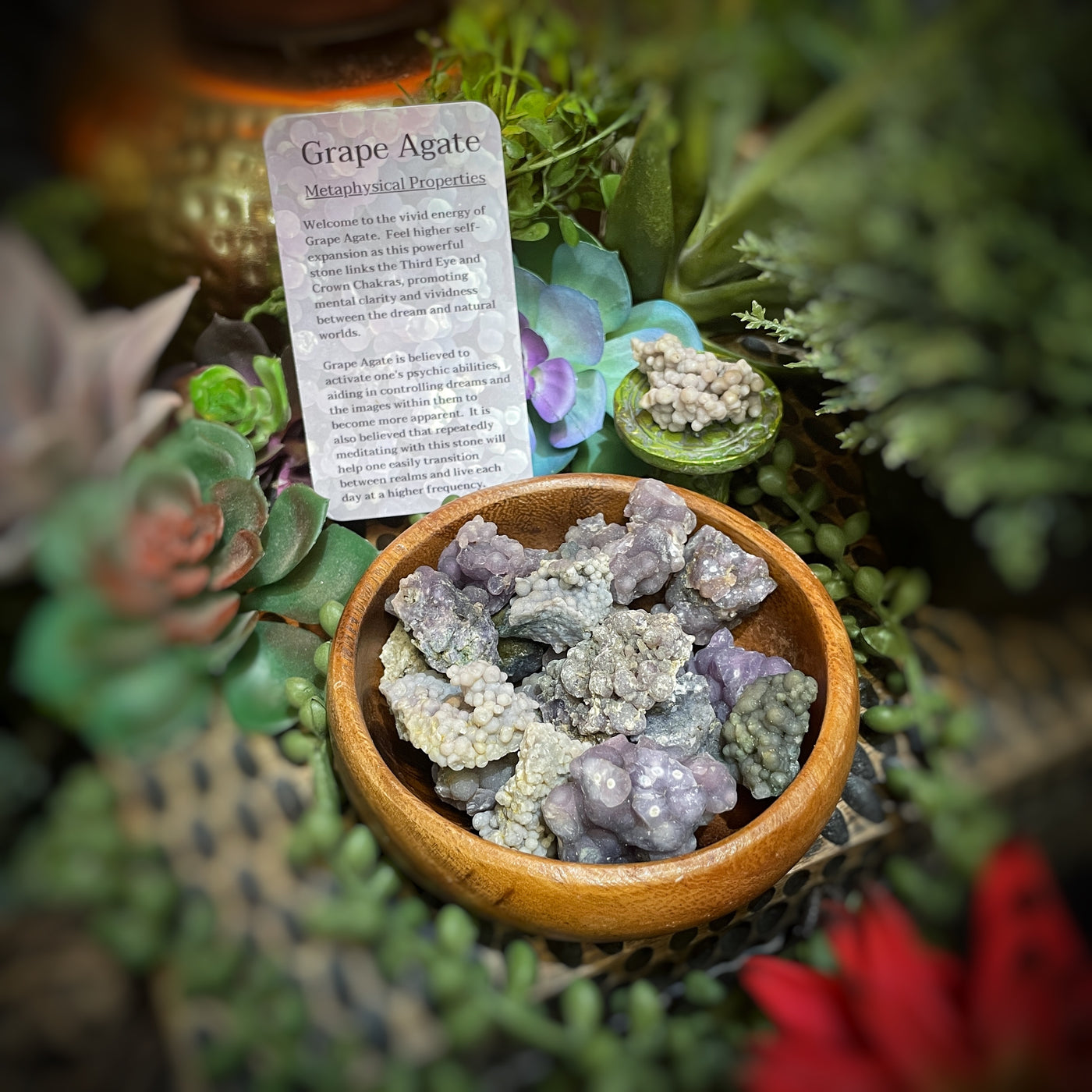 Grape Agate - Raw