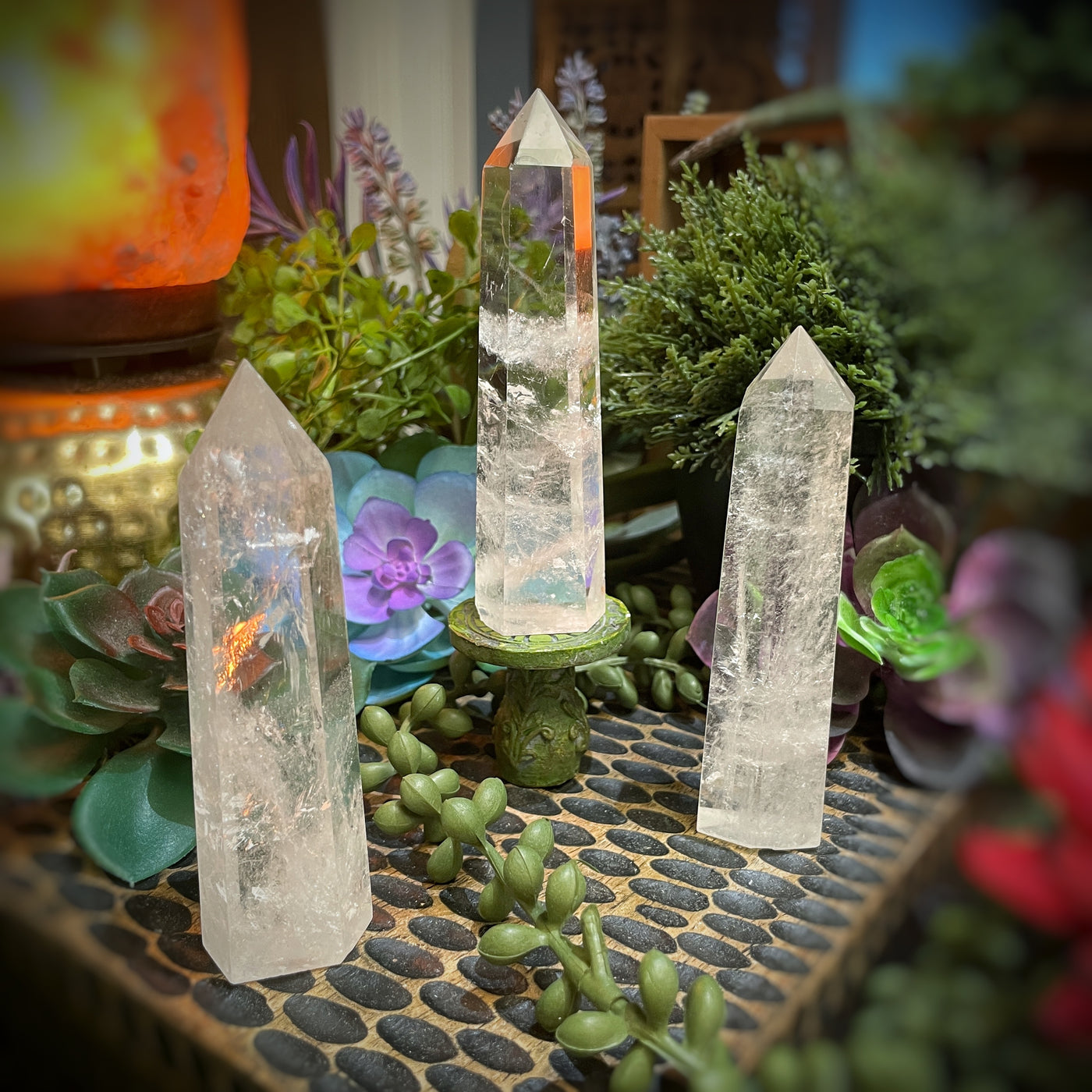 Clear Quartz - Point, Tower, Obelisk - b960