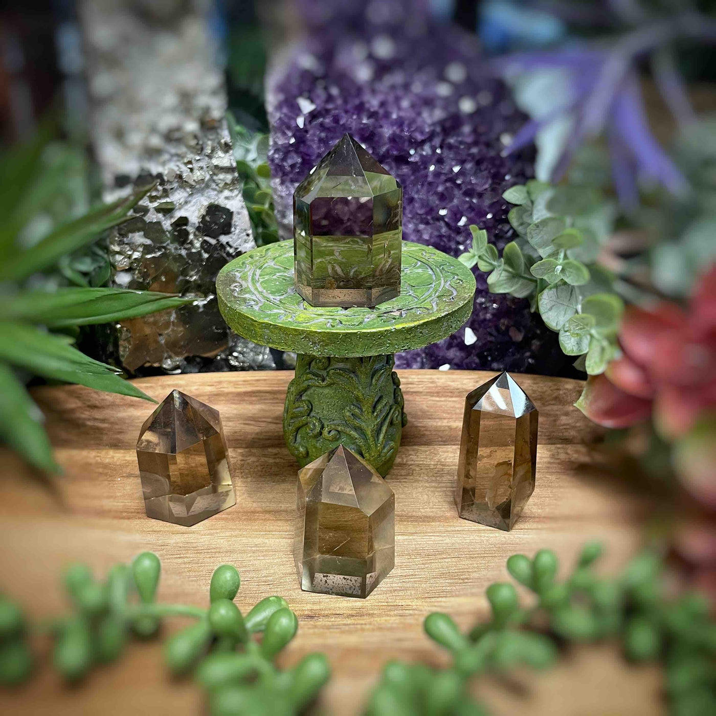 Smoky Quartz - Points/Towers/Obelisks - Set 1