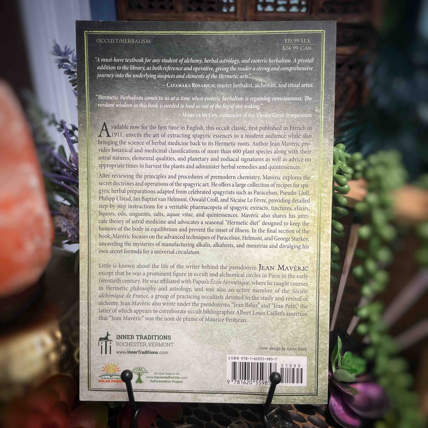 Hermetic Herbalism by Jean Mavéric: Paperback; 256 pages / English