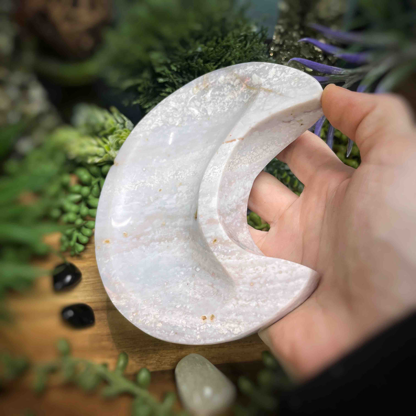 Ocean Jasper - Moon Shaped Bowl