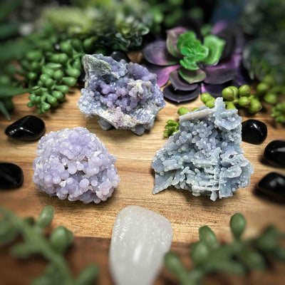 Grape Agate - Specimen - Set 4