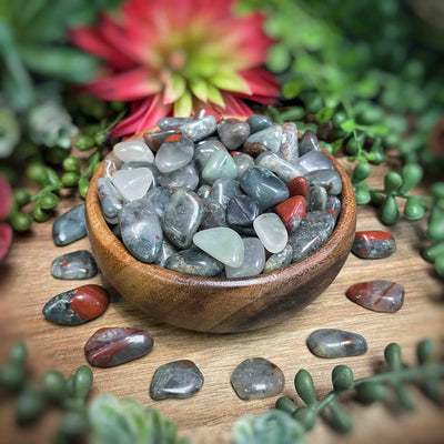 Bloodstone - 0.25 - 0.50" - Tumbled