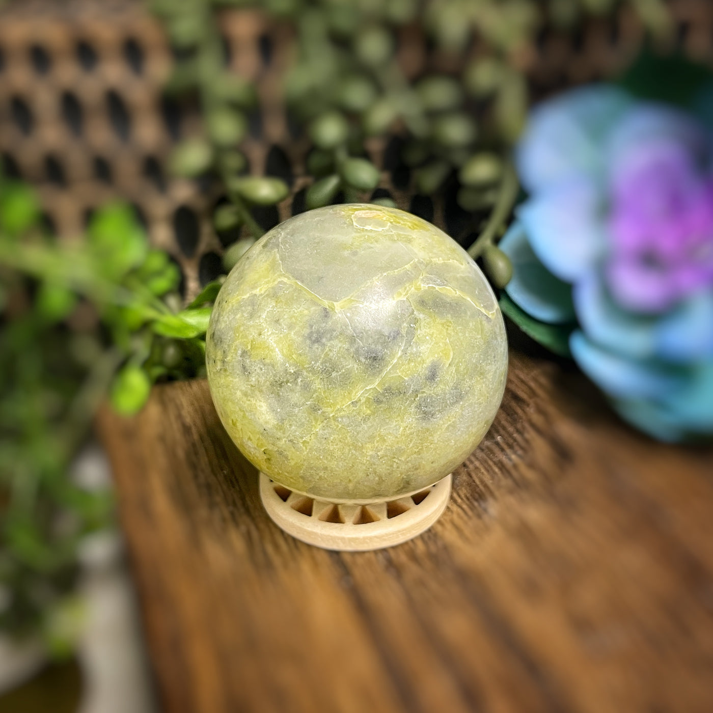 Lemon Serpentine (Infinite) - Sphere 1.8"