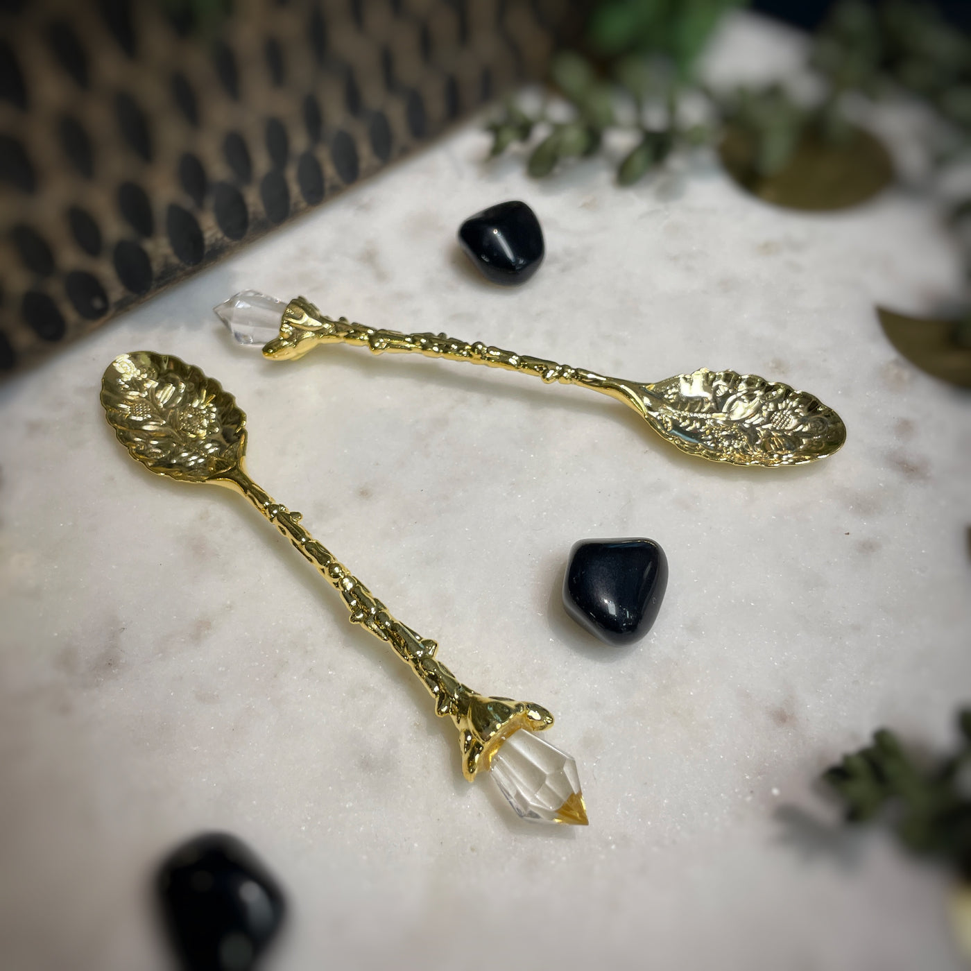 Herb Spoons with crystal