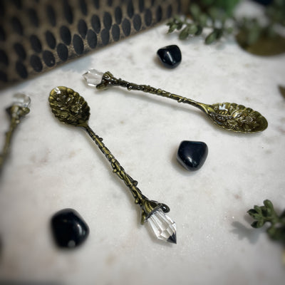Herb Spoons with crystal