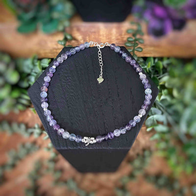 Fluorite Dragonfly Anklet