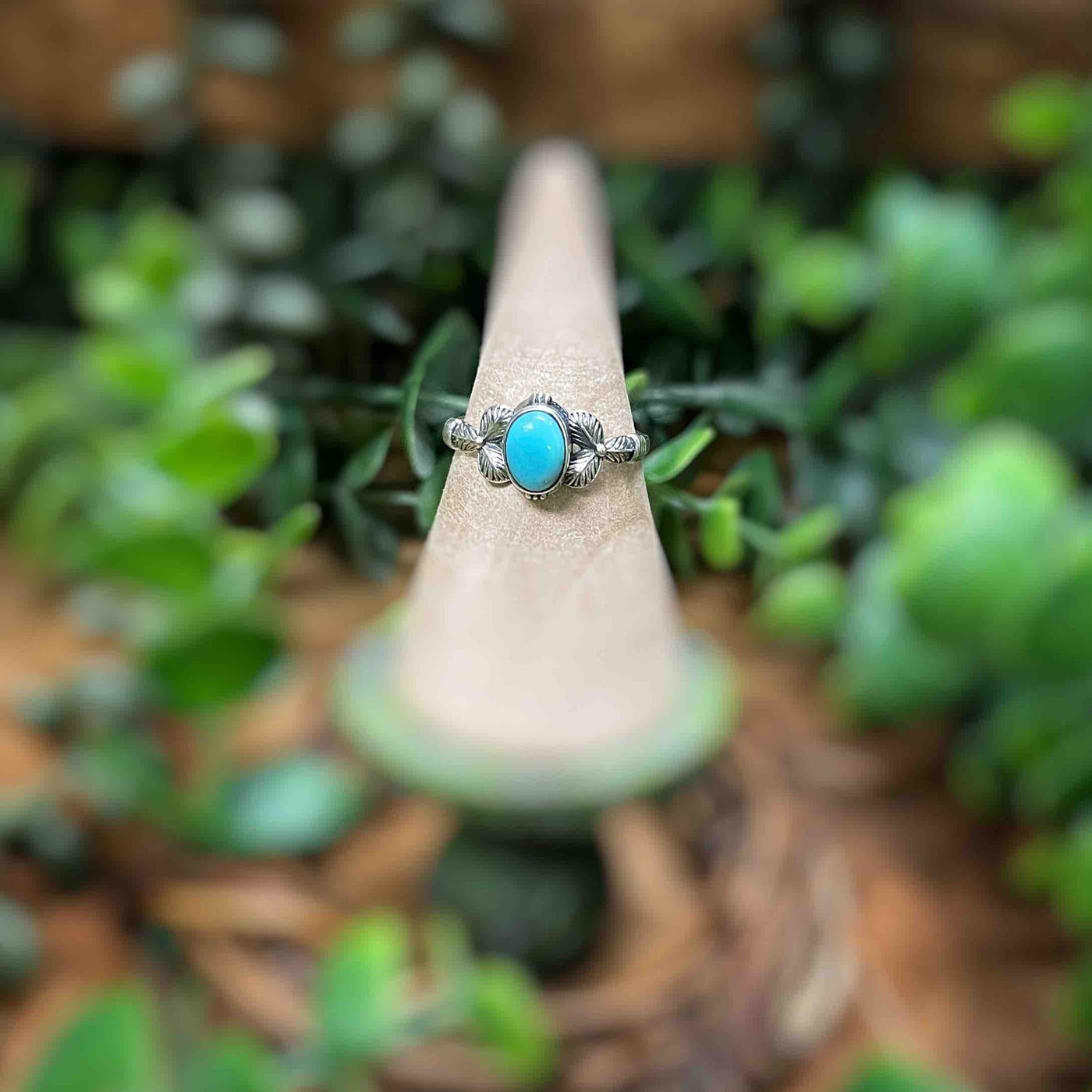 American Turquoise - Sterling Silver Ring