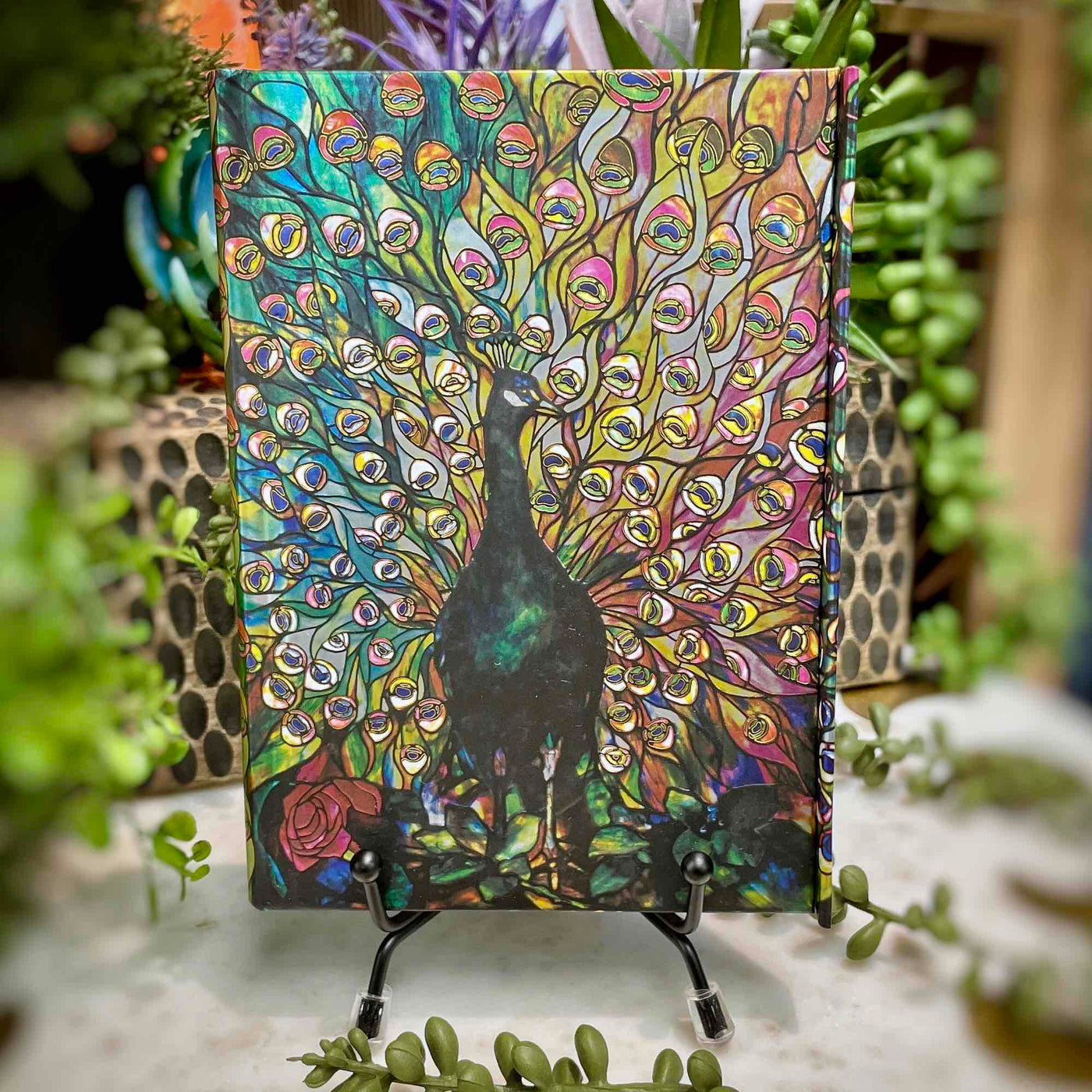 Louis Comfort Tiffany: Displaying Peacock Pocket Journal
