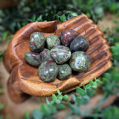 Dragon Blood Jasper - 1.25 - 1.75" - Tumbled