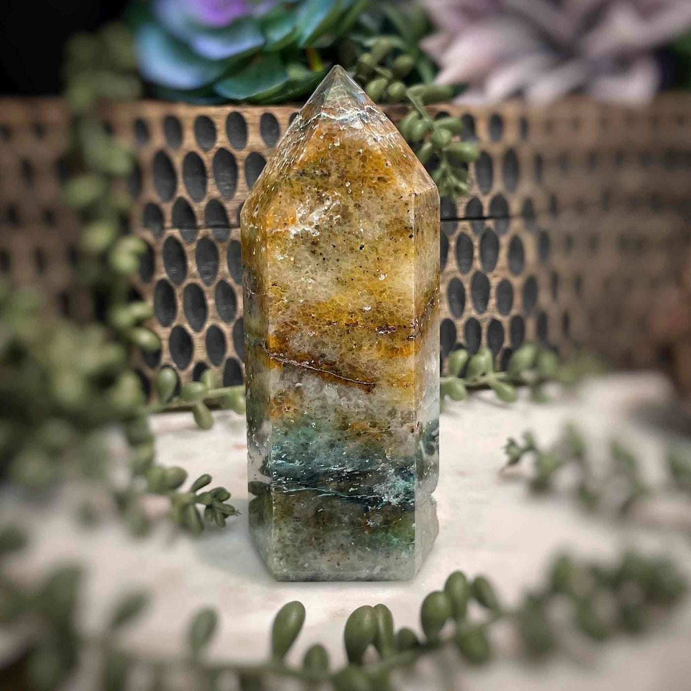 Quantum Quatro  - Tower, Point, Obelisk - 4.25"