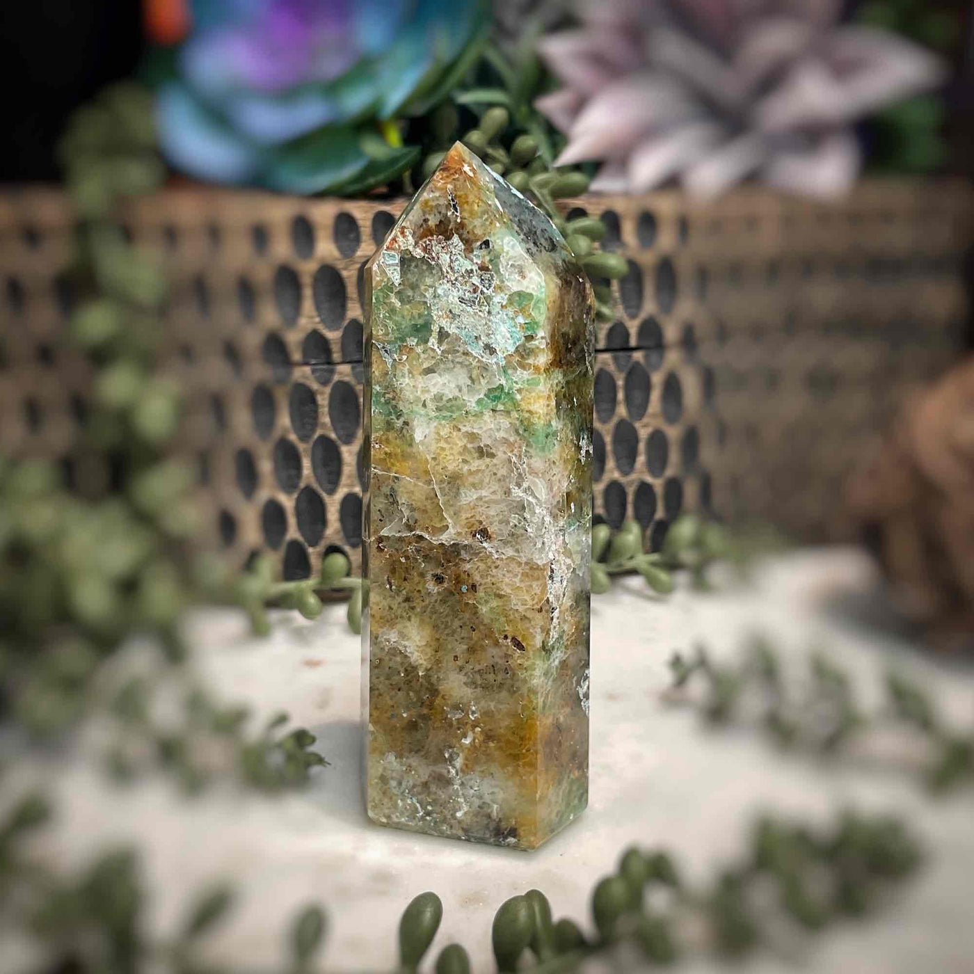Quantum Quatro  - Tower, Point, Obelisk - 4.5"