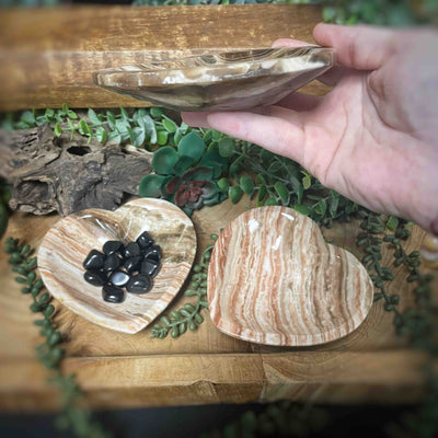 Onyx Heart Bowl / Dish - 5"