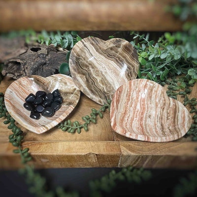 Onyx Heart Bowl / Dish - 5"