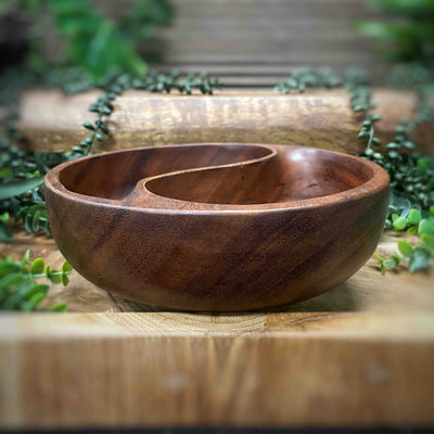 Wooden Yin Yang - Deep Bowl