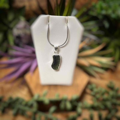 Moldavite - Sterling Silver Pendant