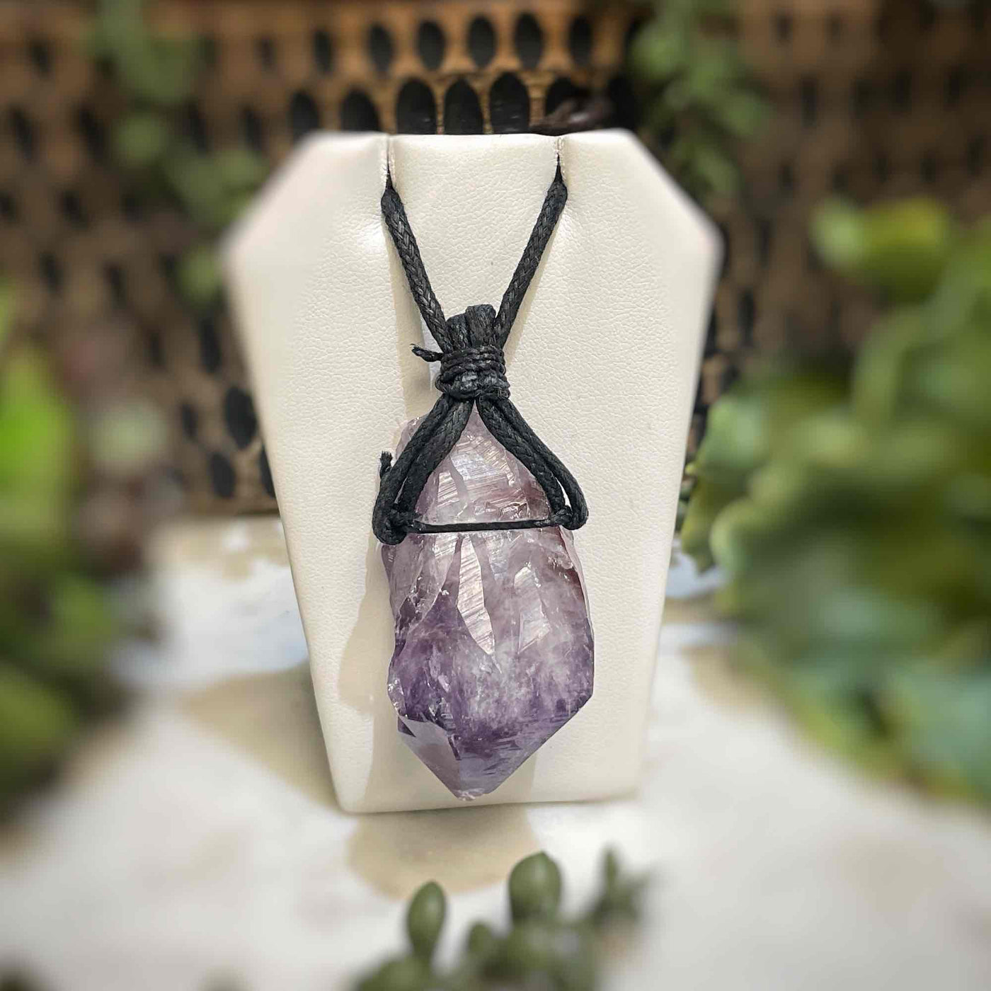 Amethyst - Crystal Point - Necklace