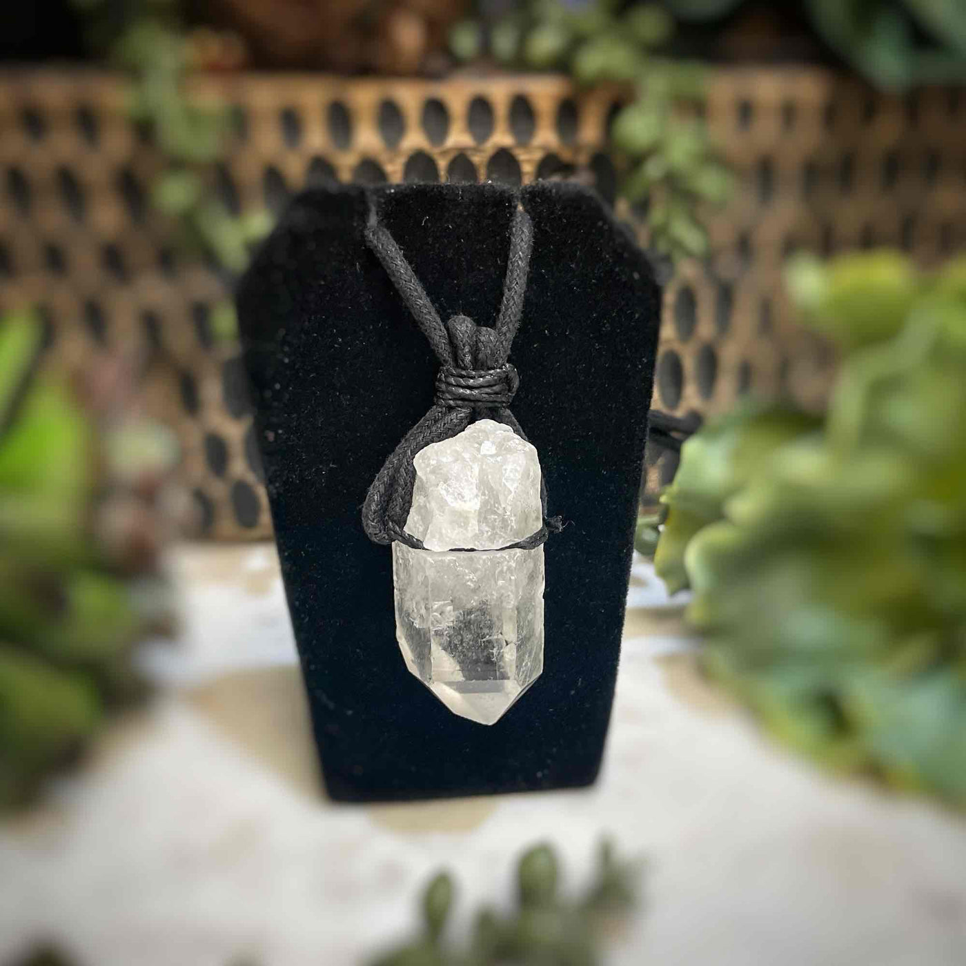 Clear Quartz - Crystal Point - Necklace