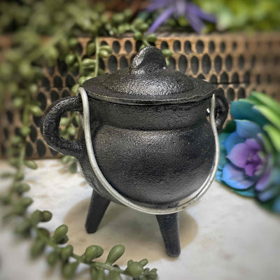 Cauldron Cast Iron - 3.5" - with Lid